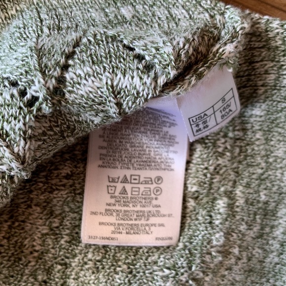 Brooks Brothers Red Fleece Green Sweater, size small - Picture 4 of 5